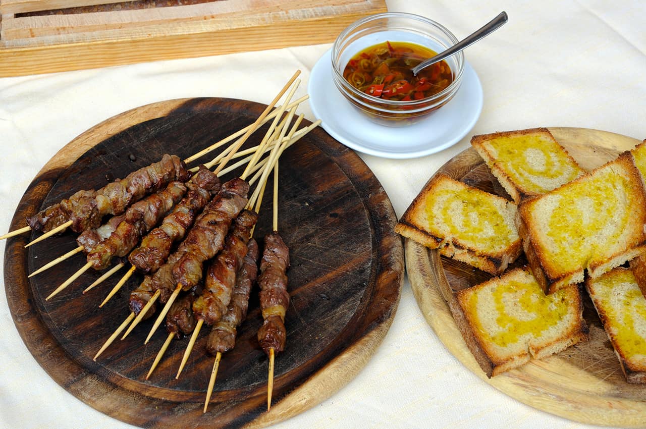 Arrosticini, piatto tipico della cucina abruzzese
